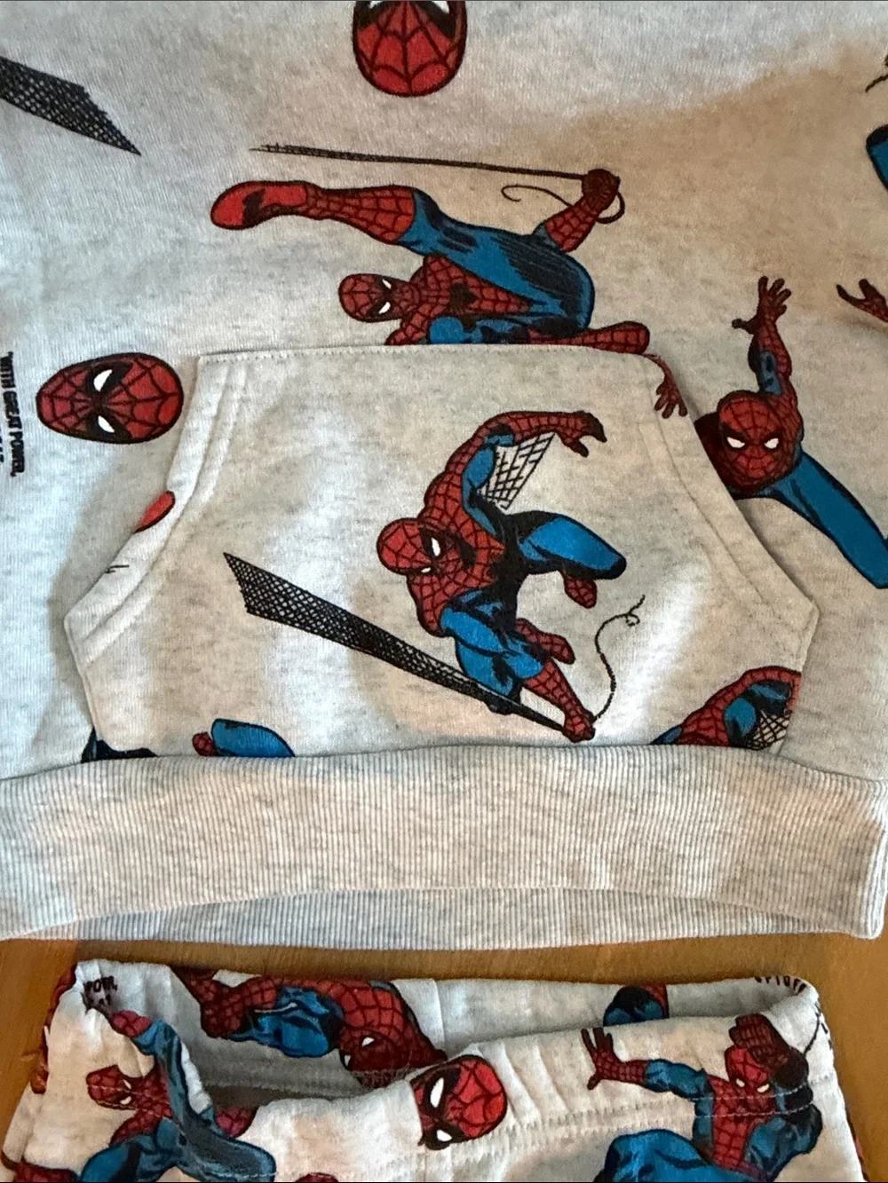 Marvel Red & Blue Spider-Man Toddler Hoodie